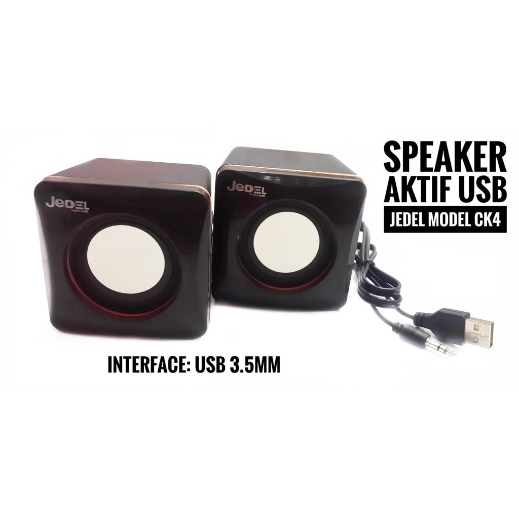 Speaker Kotak Aktif USB 3.5MM / Speaker PC / Speaker Laptop