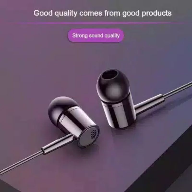 Headset Handsfree D21 Stereo Earphone