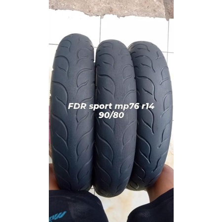 sepasang ban softcoumpond donat nikung ring 14 tubles merk fdr mp76 ukuran 90/80-14