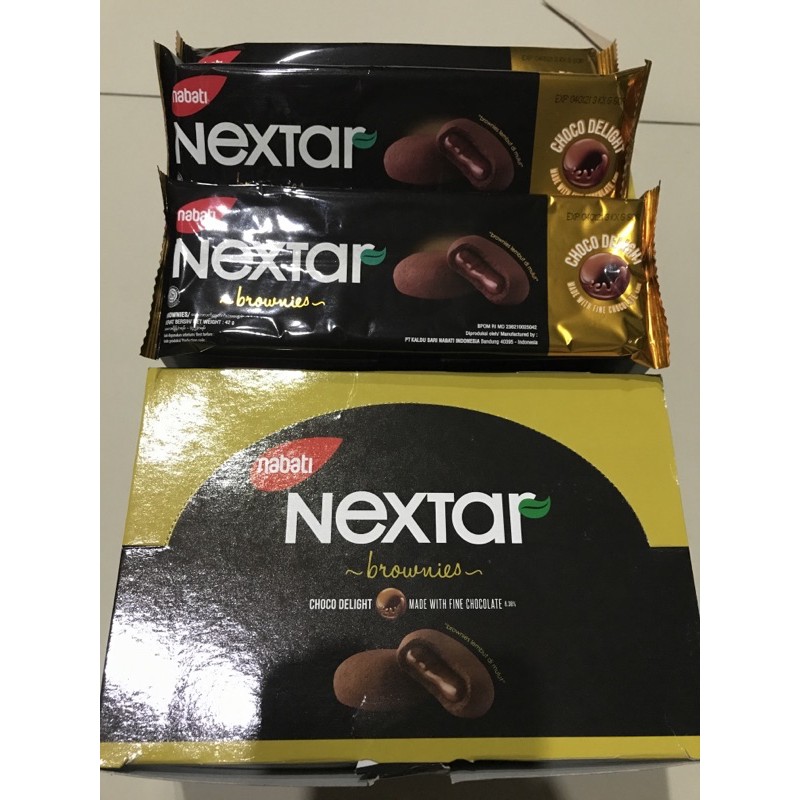 

NEXTAR BROWNIES 1 box isi 10