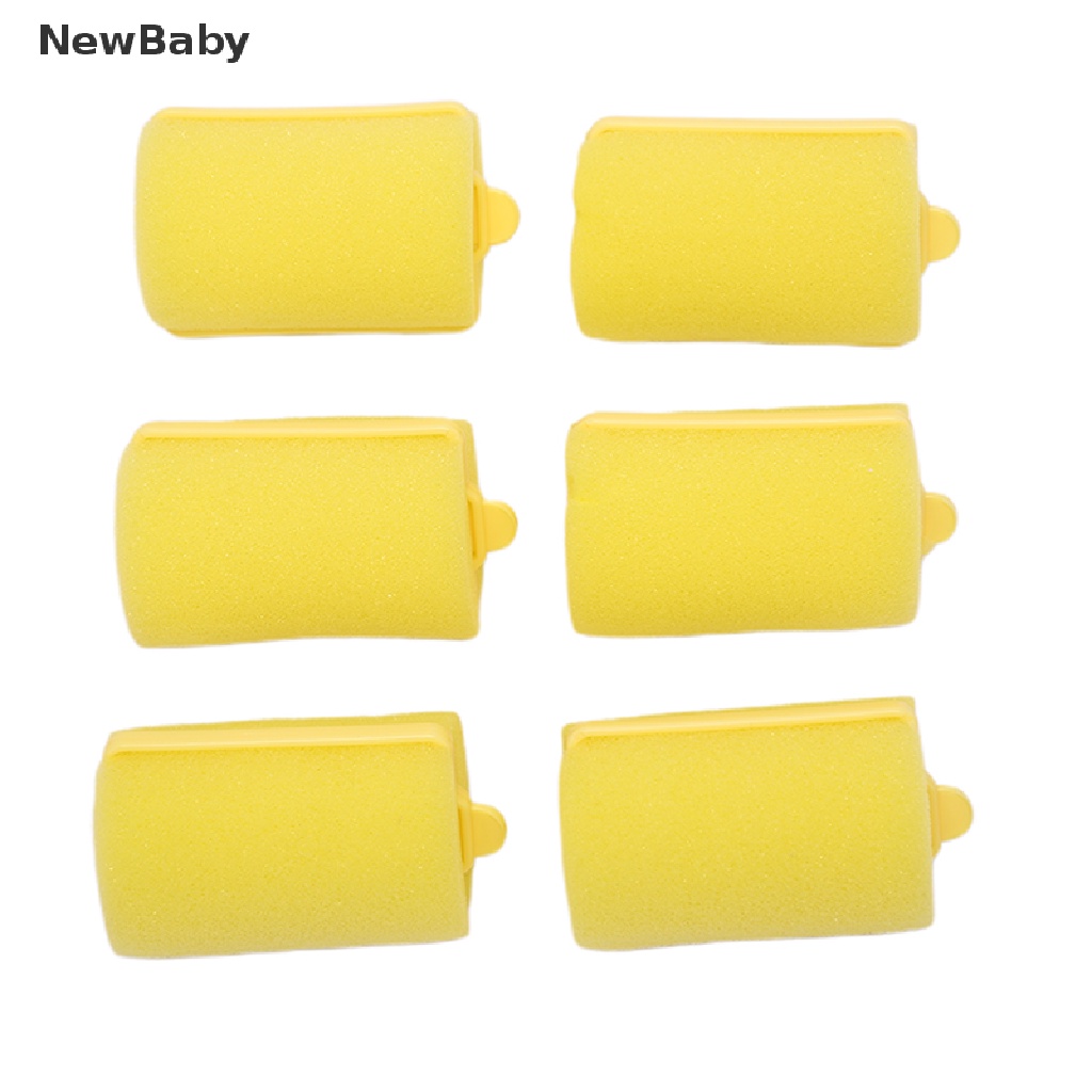 New 1 Set Spons Roller Pengeriting Rambut Gaya Vintage
