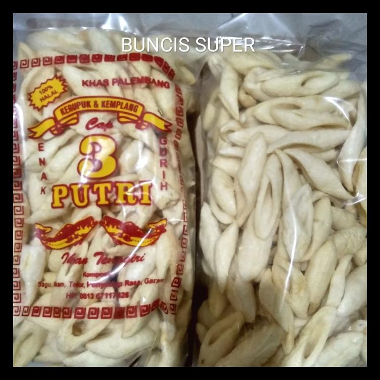 

KEMPLANG BUNCIS KUALITAS SUPER IKAN TENGGIRI KHAS PALEMBANG 250GRM BERKUALITAS