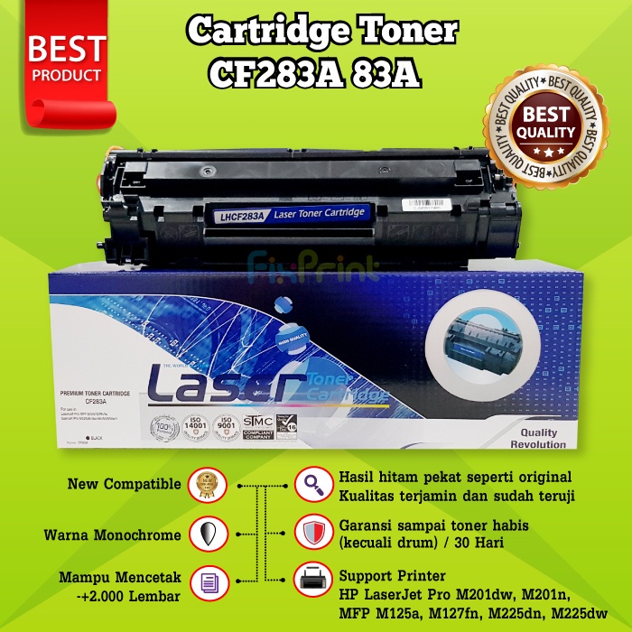 Compatible Toner Cartridge XP 83A / Cf283A XP Laserjet Compatible