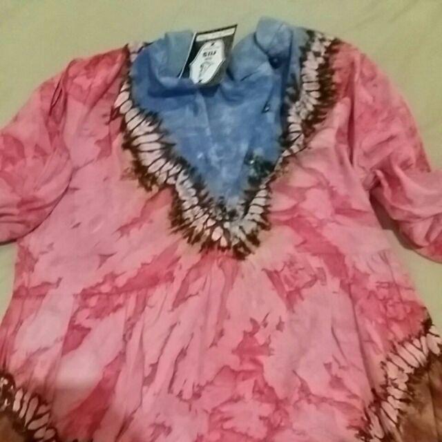 Gamis Batik Arum Manis Ekslusive Sasirangan Pelangi Cantik Rayon Candi Mekar Premium