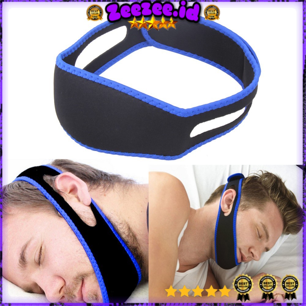 Sabuk Tidur Anti Ngorok Snoring Solution - 5582 - Black/Blue