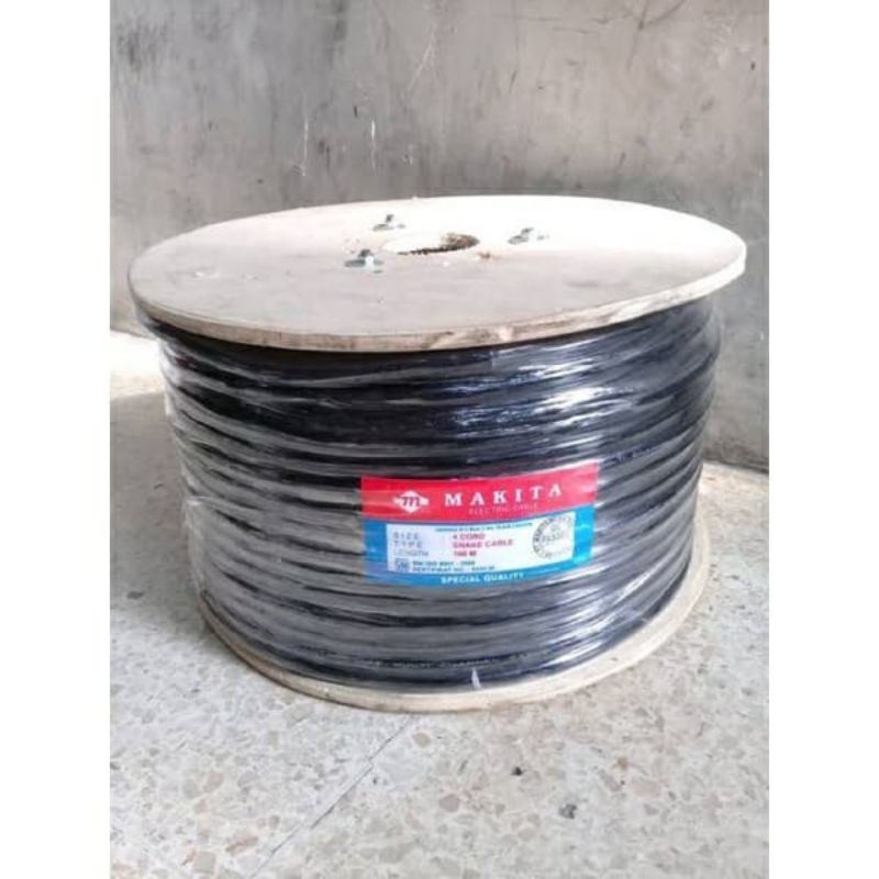 Kabel Snake isi 4 channel 4 cord MAKITA 1 Roll 100m