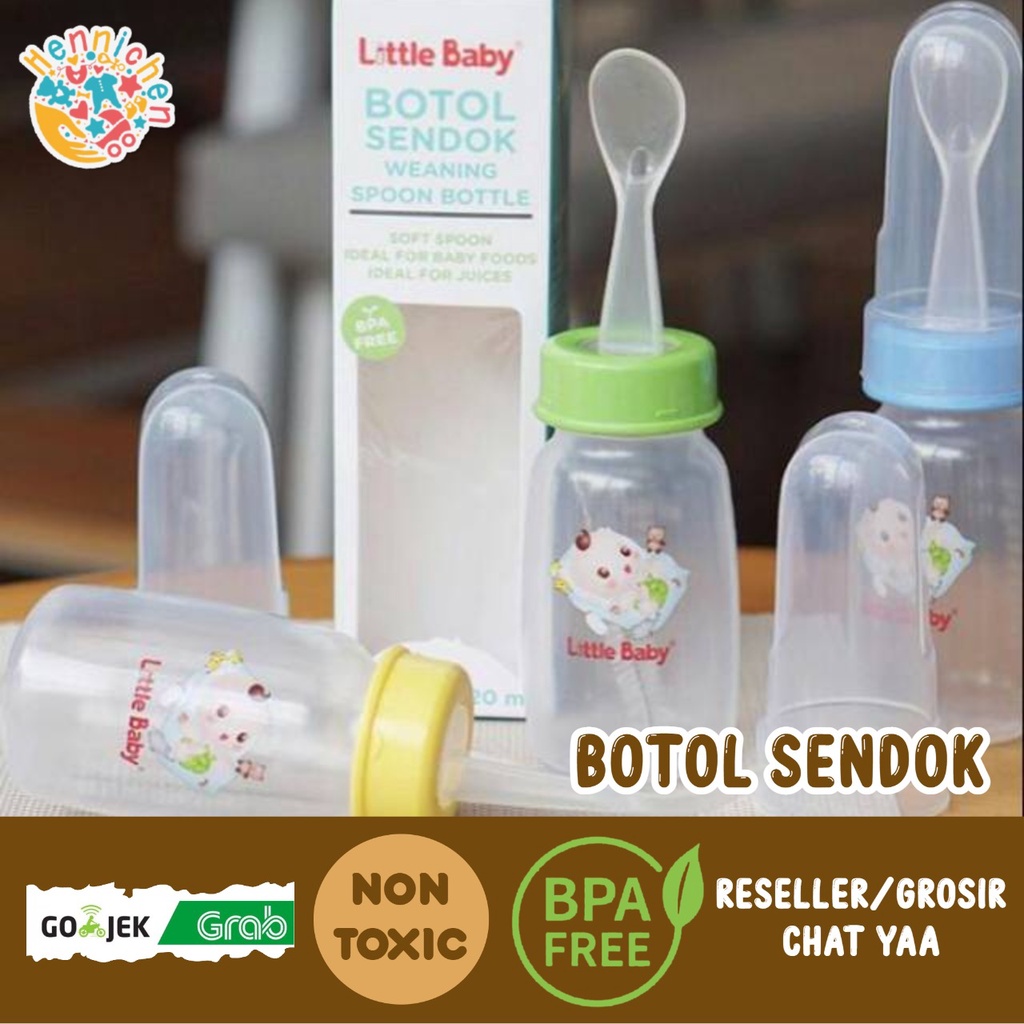 Botol Sendok Little Baby 120 ml BPA FREE