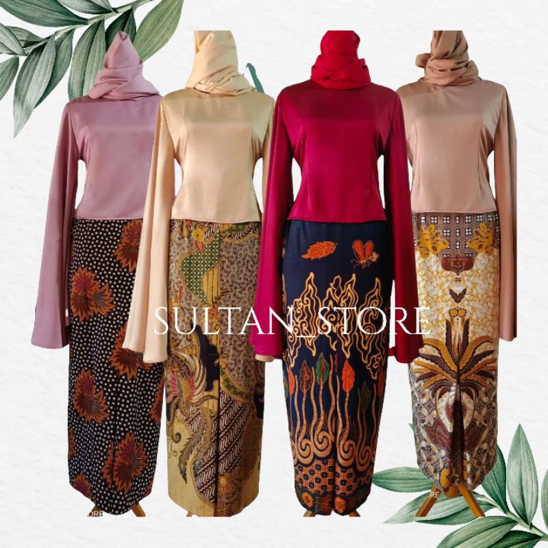 SET TUNIK MODERN DAN ROK BATIK