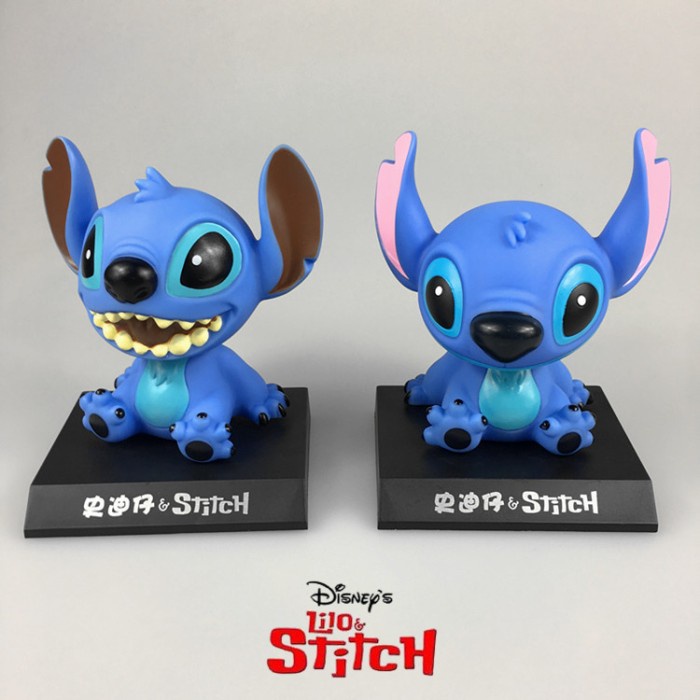d02f01v Pajangan Mobil Kepala Goyang Karakter Boneka Stitch Z2020X