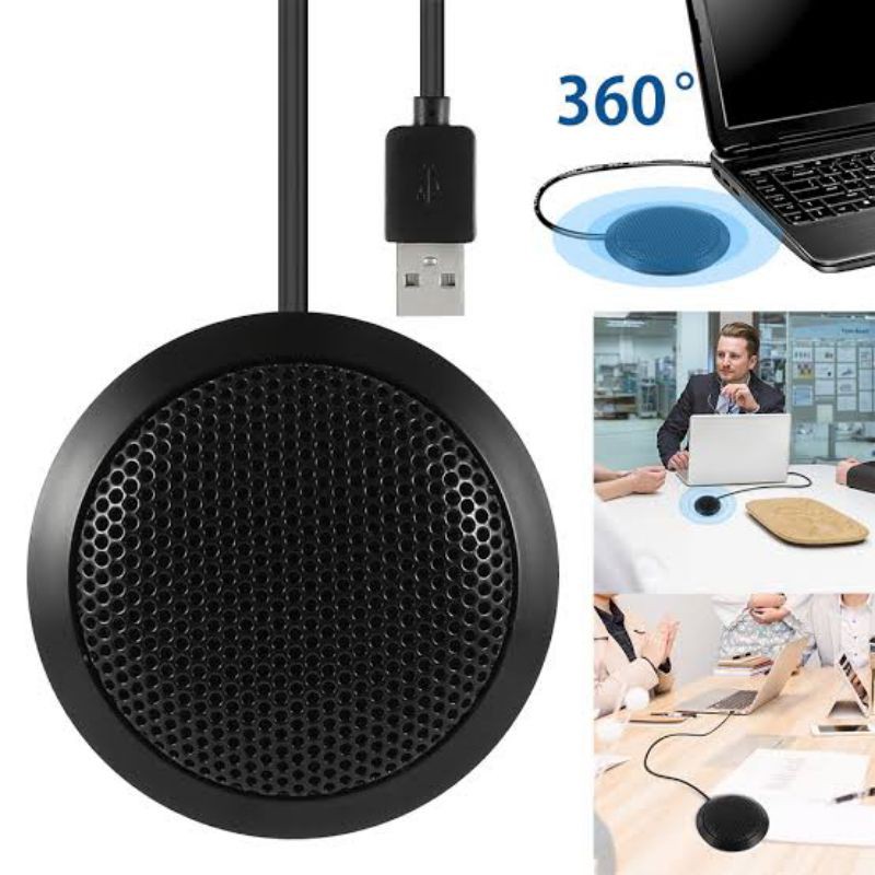 MICROPHONE MIC CONDENSER USB BOUNDARY OMNIDIRECTIONAL CONFERENCE MEETING ZOOM