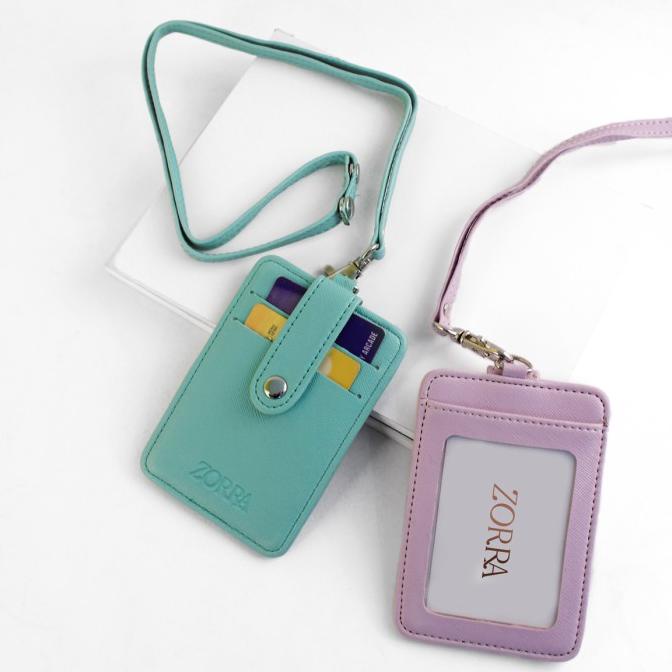 

SALE kartu Tempat Kartu ID Card Lanyard Card Leather ID Card Premium Zorra