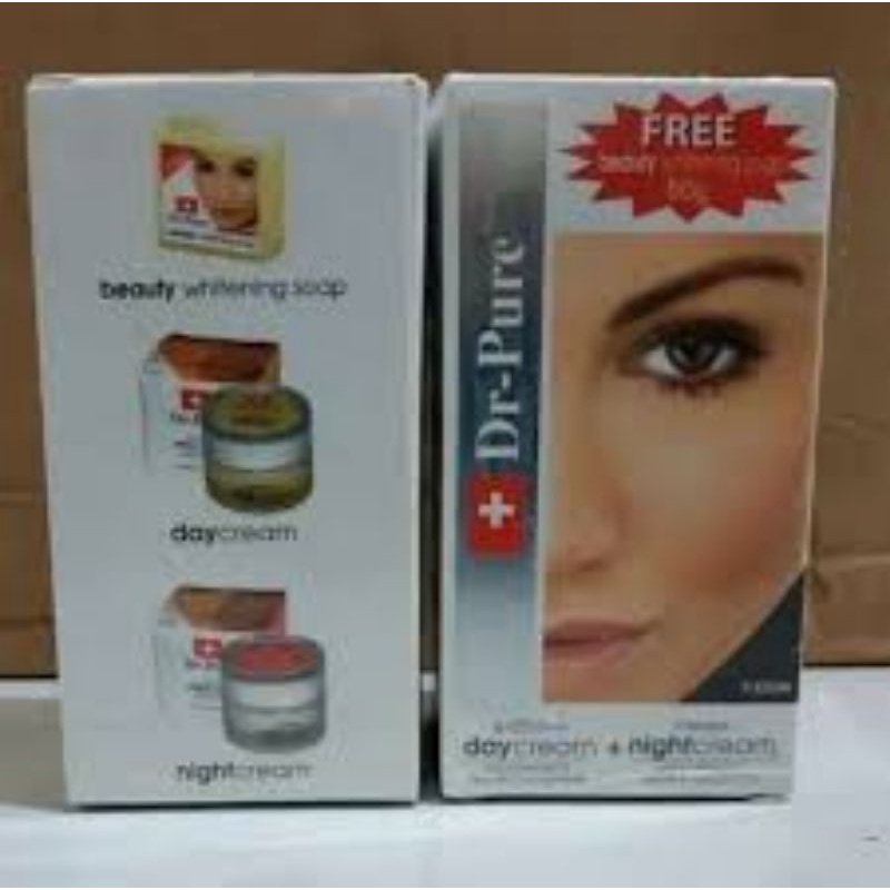 PAKET SET DR PURE WHITENING CREAM BPOM/pcs