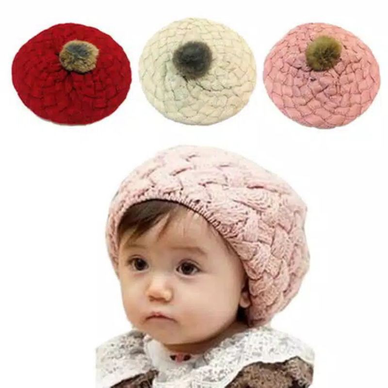 Topi Rajut bayi model nanas - kupluk anak - pineapple baby hat