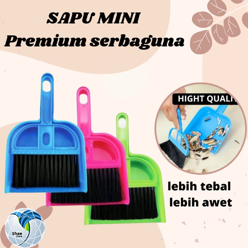 Sapu Mini Pembersih Kandang Sapu Kandang Kucing Anjing Sapu Satu Set