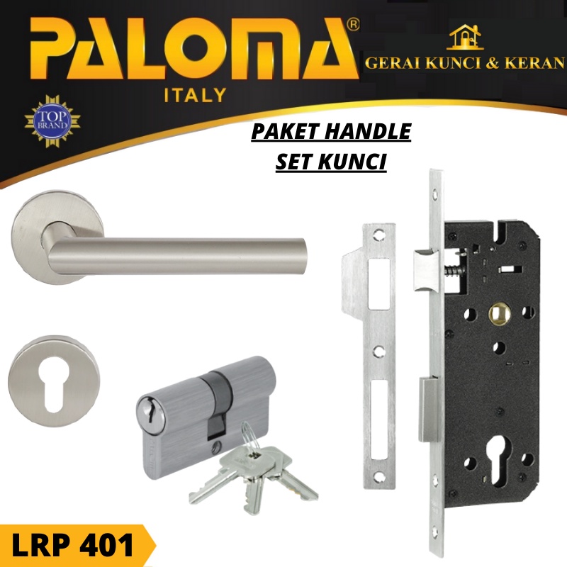 Kunci Satu set PALOMA LRP 401 LOCKSET ROSES LHT 19MM SS