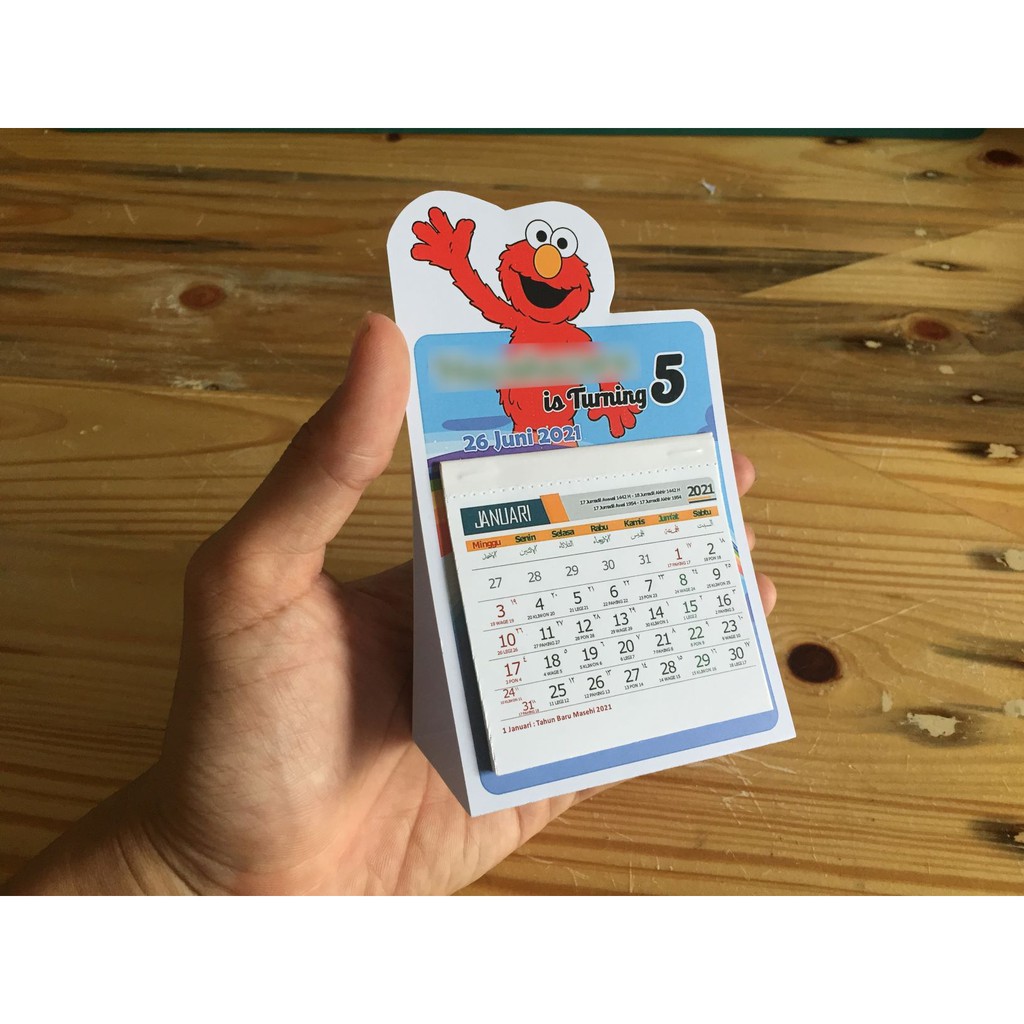 

Kalender Meja Mini / Kalender Duduk Mini Custom Suka-Suka