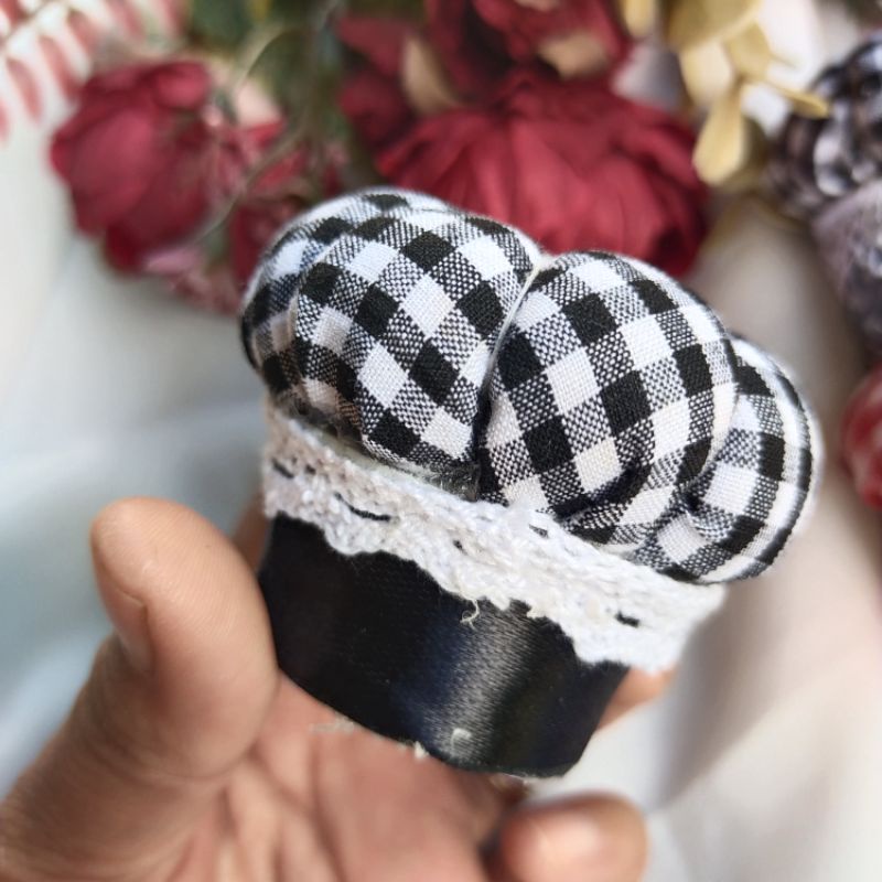 TEMPAT JARUM PENTUL PINCUSHION HANDMADE ISI DAKRON COCOK UNTUK SOUVENIR