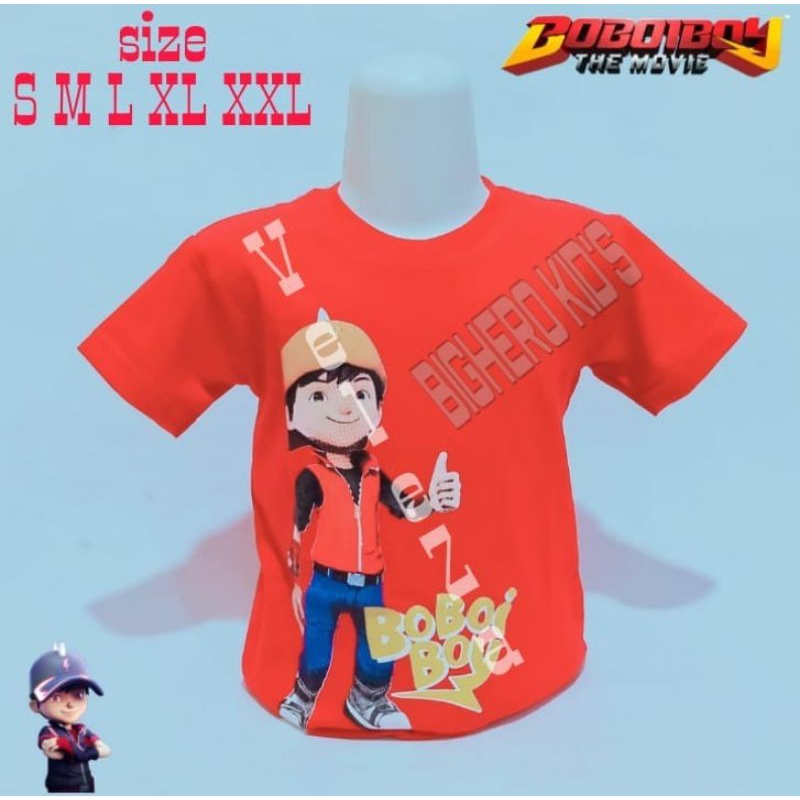 COD | Kaos anak Hoodie Boboiboy | baju anak laki-laki lengan pendek usia 2-10tahun