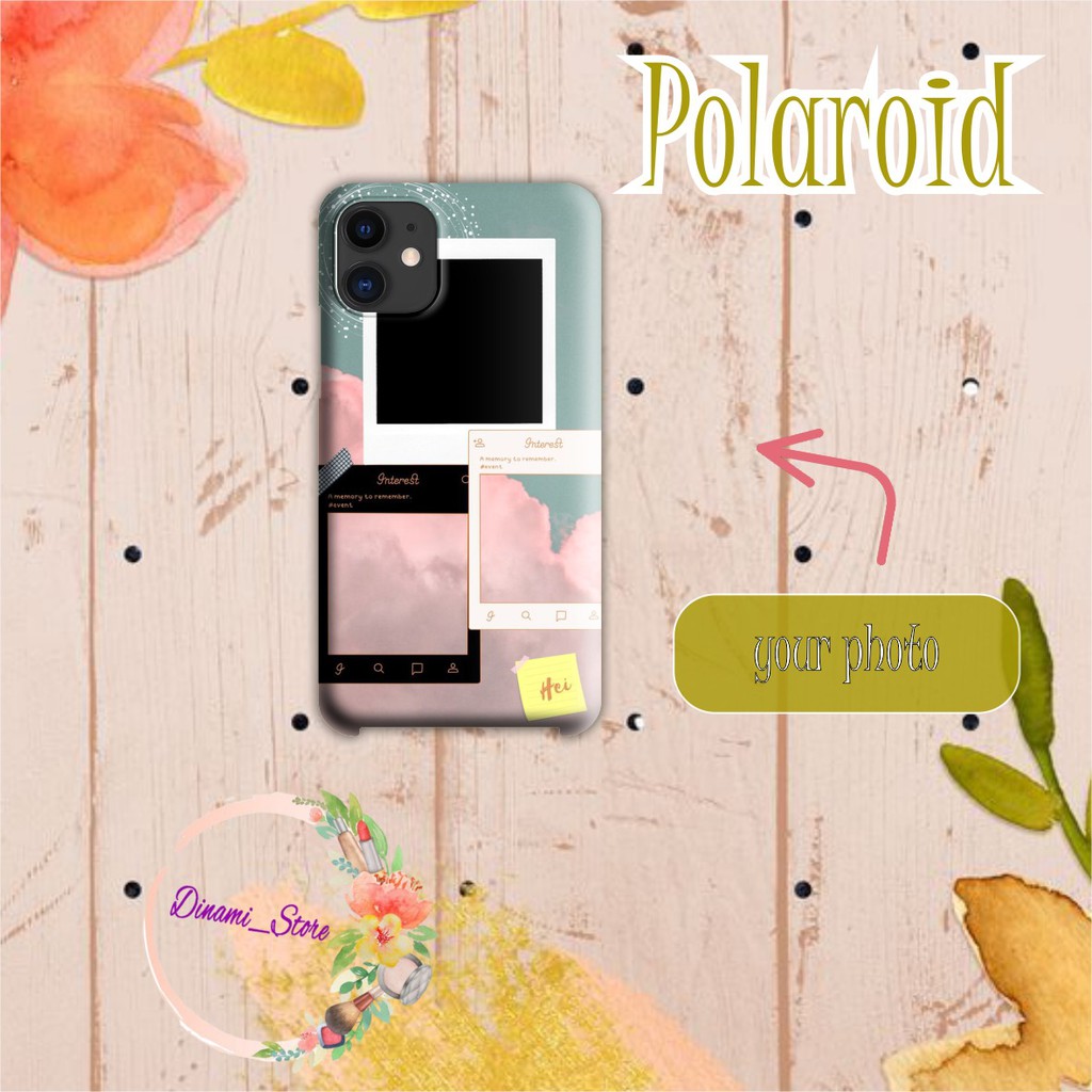 Hardcase POLAROID Realme C1 C2 C3 U1 2 2 Pro 3 Pro 5 5i 5s Pro 6 Pro X Xt C11 C12 C15  7 DST1693