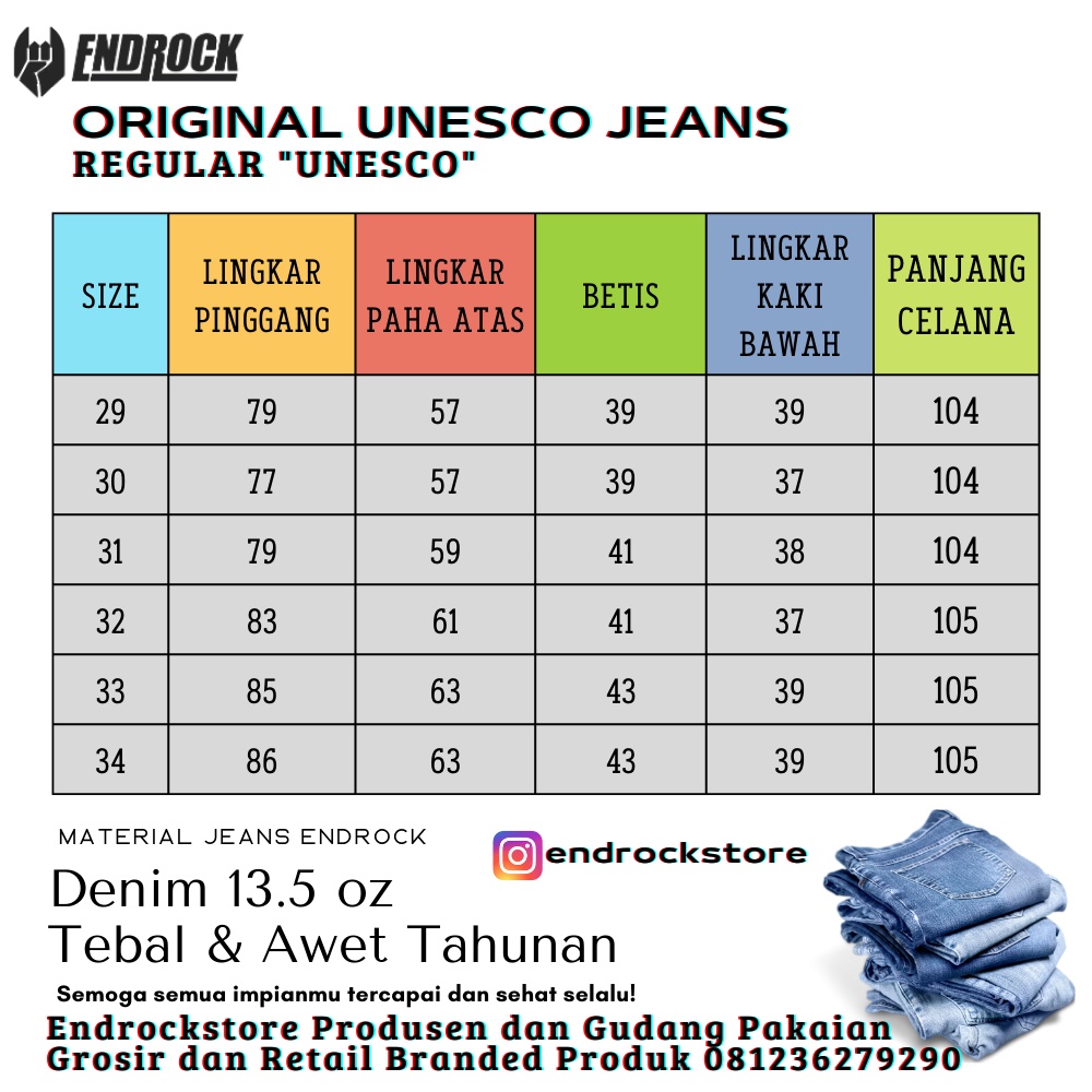 Original Chino canvas UNESCO | Celana chino panjang pria bahan canvas