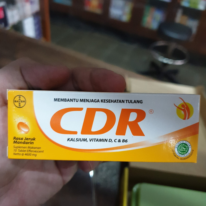 CDR KALSIUM VITAMIN C. VITAMIN D & VITAMIN B6