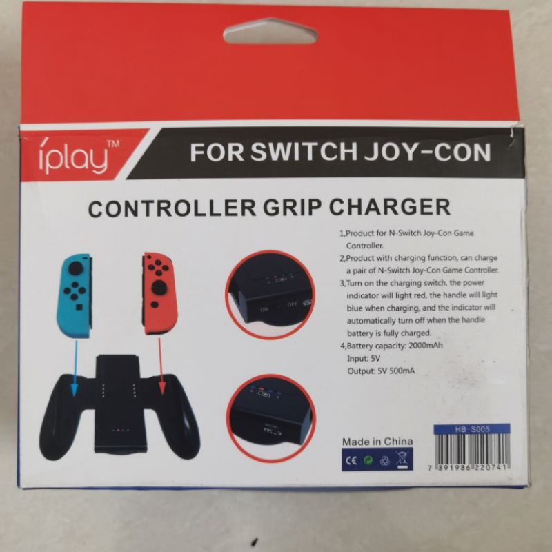 Joycon Controller Joy Con Grip Charger Nintendo Switch iPlay v2 v1 OLED