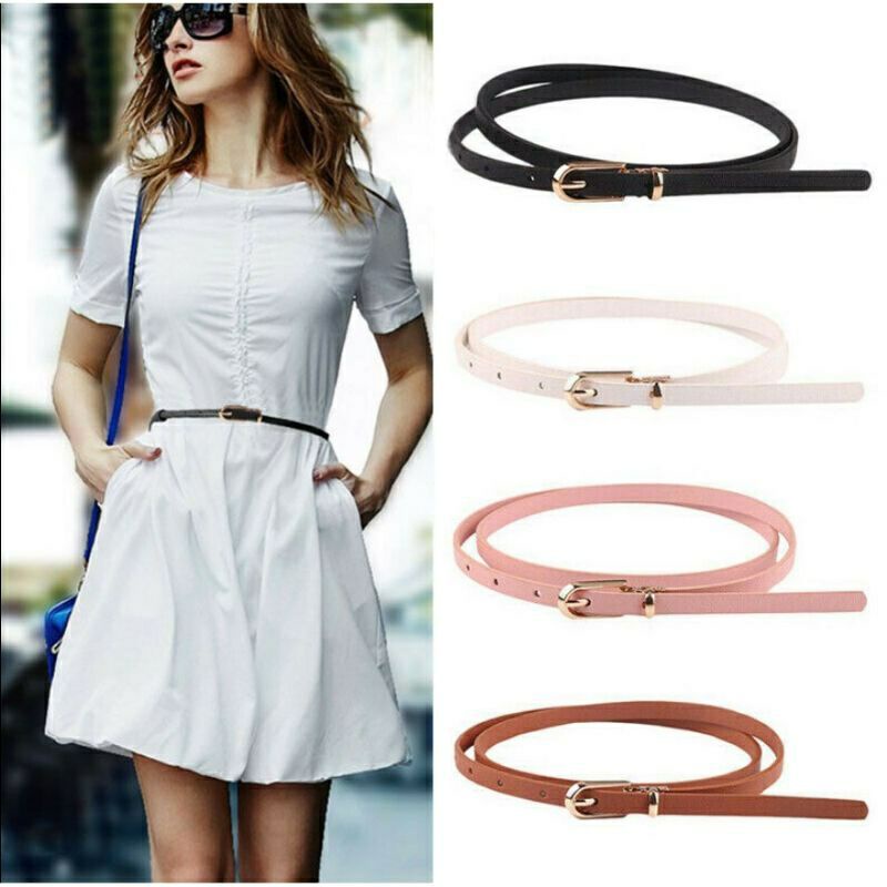 Ikat Pinggang fashion Style Metal Belt dengan Buckle untuk Wanita