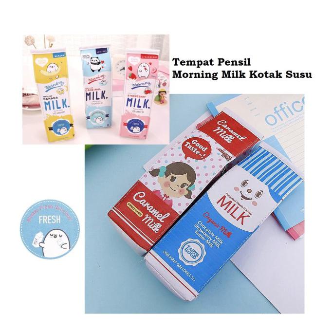 

Promo Awal tahun TP0038 Tempat Pensil Morning Milk Kotak Susu - organic Diskon