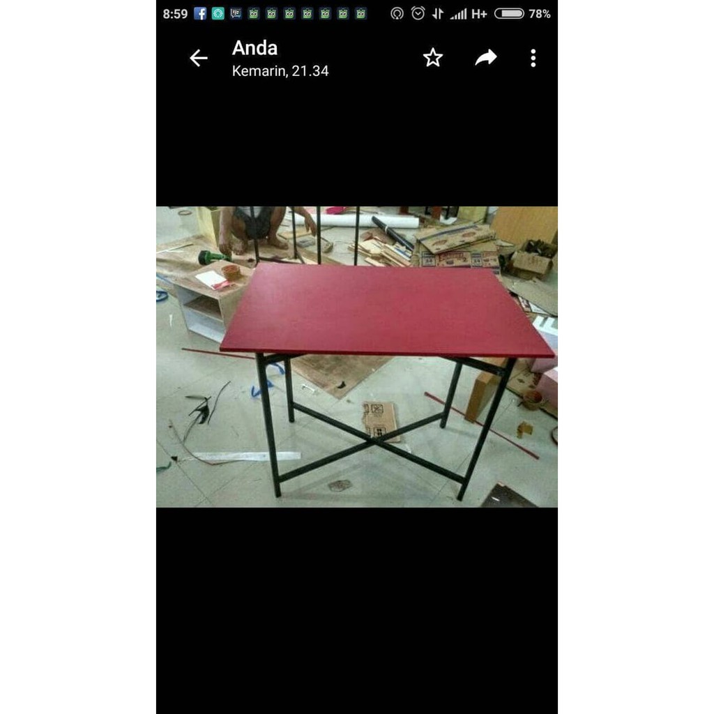 meja lipat  meja bazar  meja makan  meja cafe lipat  meja