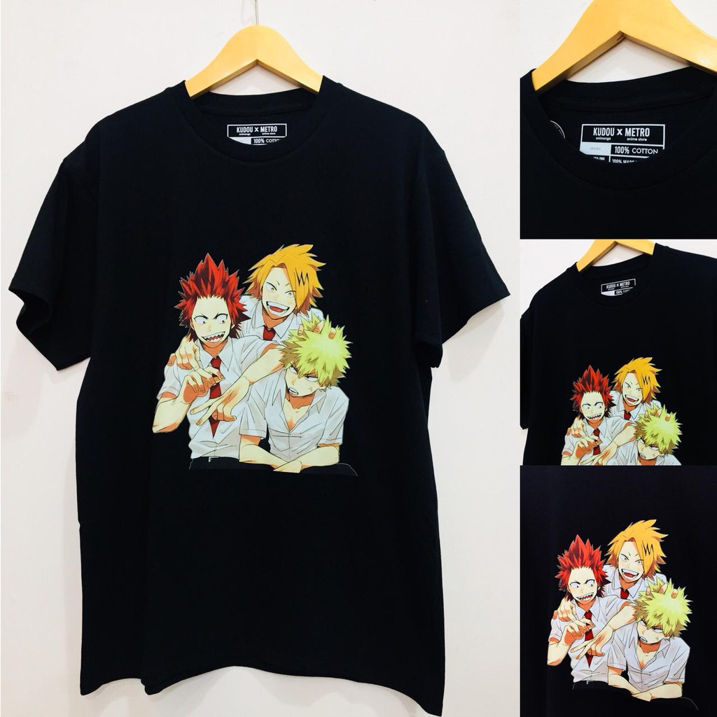 Tshirt 3 idiots of class A ! Boku no Hero Academia Anime My Hero Academia Manga Kaos BNHA Wibu Otaku