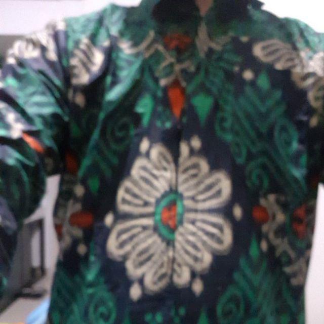 Kemeja Batik Pria Lengan Panjang Motif Songket New Alka 09