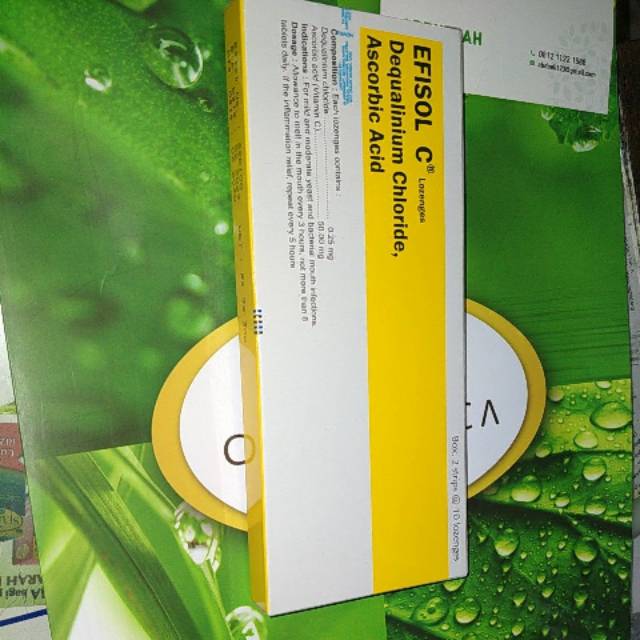 Efisol C Strip (SARIAWAN, PANAS DALAM, RADANG TENGGOROKAN)