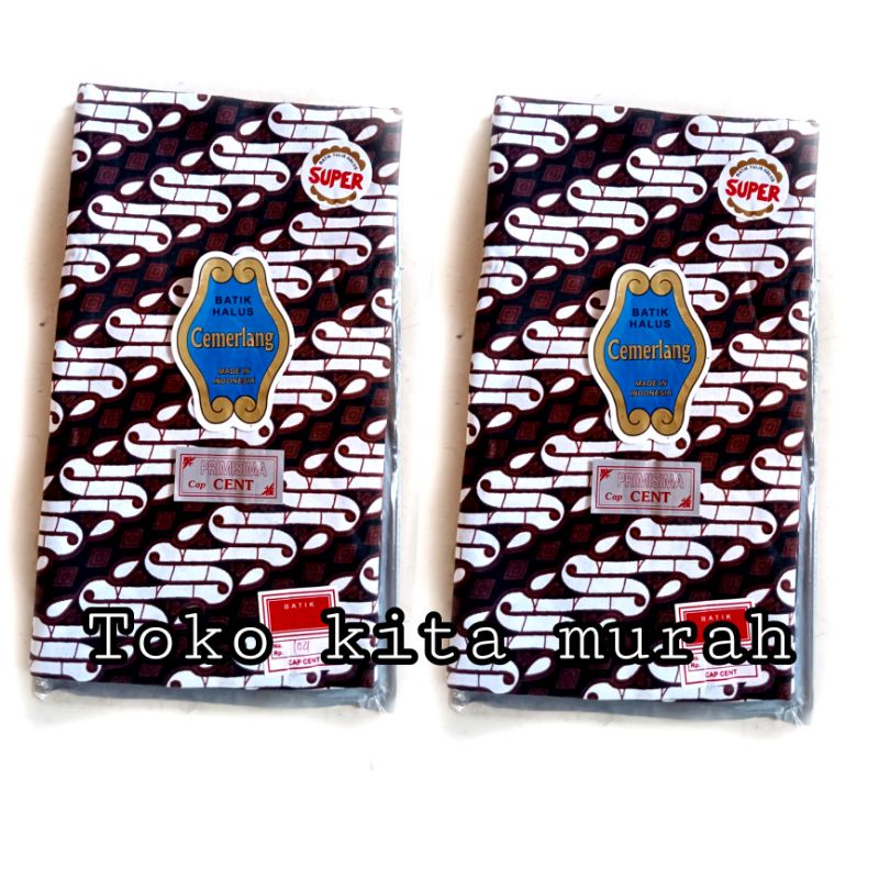 Kain Jarik Cap Cent - Kain Batik Meteran - Jarik Ibu hamil - Sidomulyo - Sidomukti