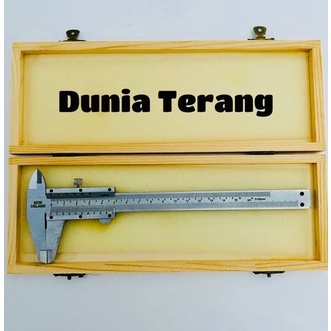 Sketmat NEW DEALAND 0.02mm Sigmat Jangka Sorong 6'' 6inch Manual Besi Alluminium 150mm 15cm - VERNIER CALIPER