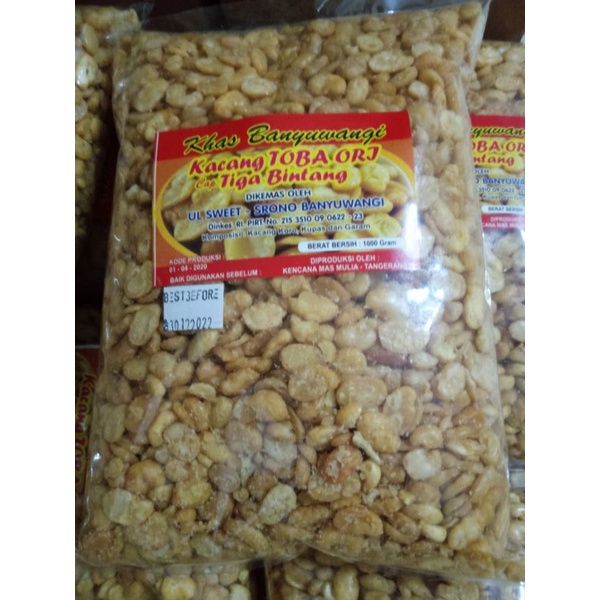 

KACANG TOBA ORI KEMASAN 1KG