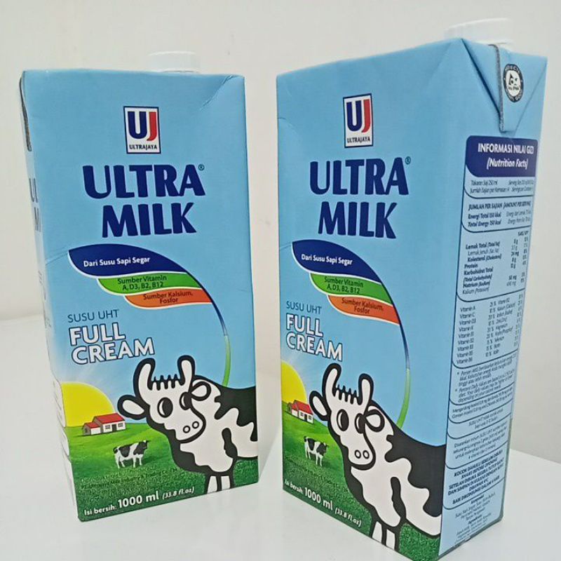 

Ultra Milk Susu UHT Full Cream 1 Liter