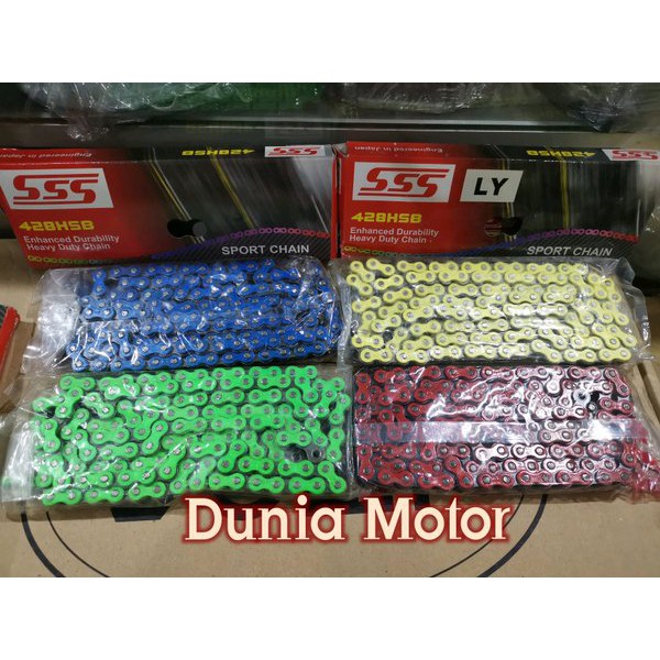 RANTAI SSS 428-130L- GIR GEAR RANTAI RANTE SSS 428-130L VIXION CB 150 TIGER MEGAPRO NINJA SATRIA FU