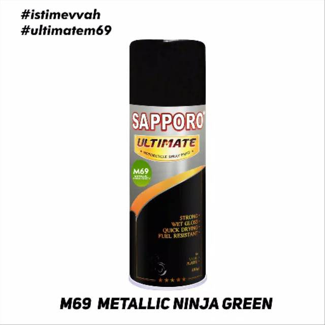 SAPPORO ULTIMATE M69 METALLIC NINJA GREEN