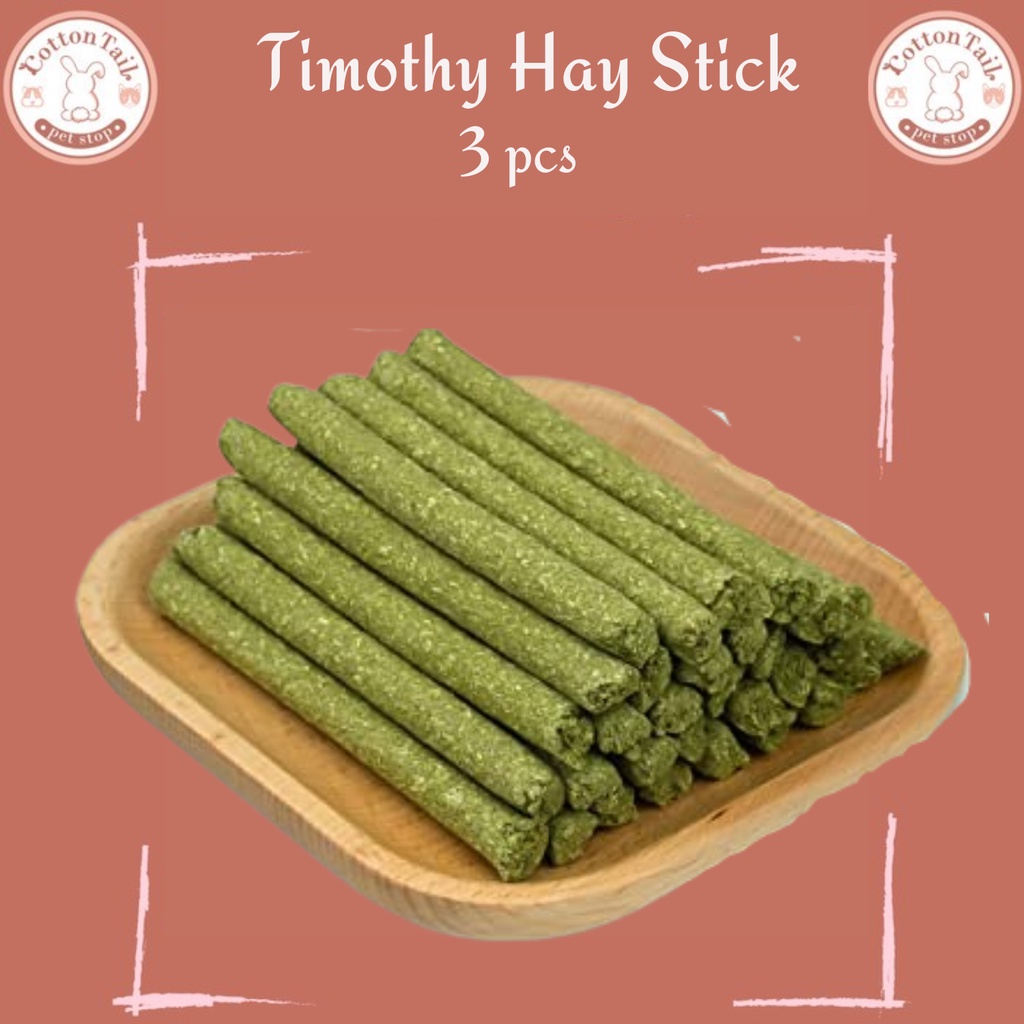 TIMOTHY HAY STICK - Snack Kelinci Chinchilla Hamster Marmut 3 Stick