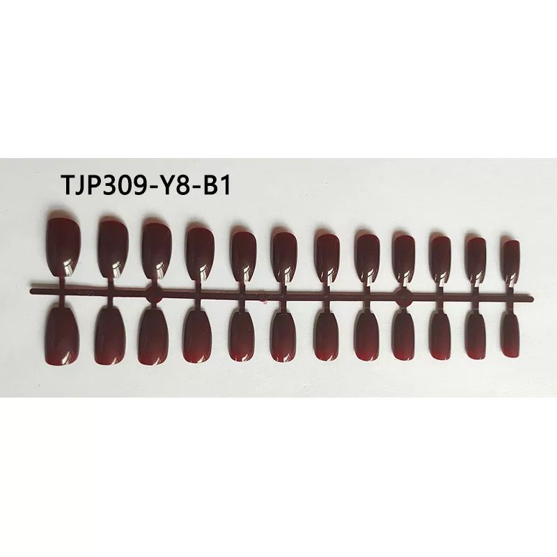 kuku palsu premium matte glossy - short / pendek / fake false nails / acrylic nail / press on / nail