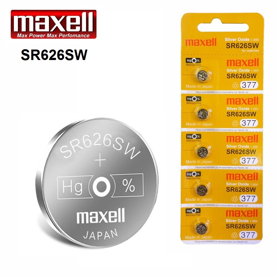 maxell Baterai SR626SW 1.55V