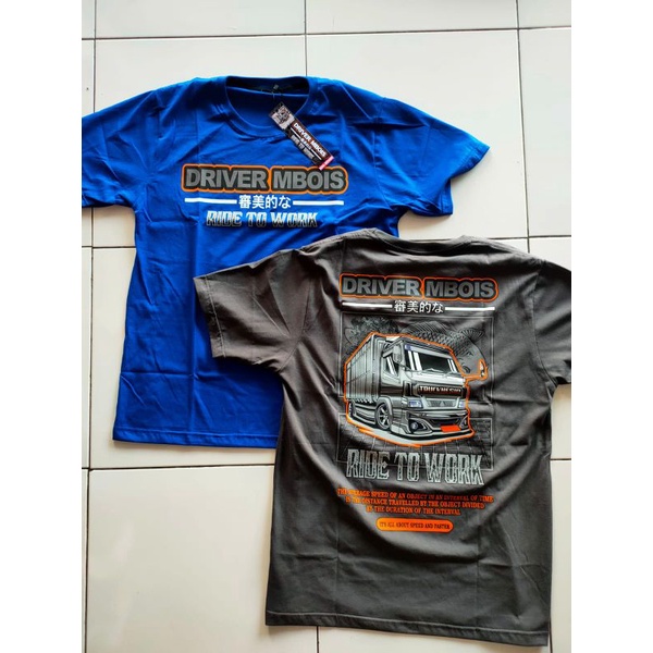 kaos Truk kaos trek kaos truck kaos driver mbois