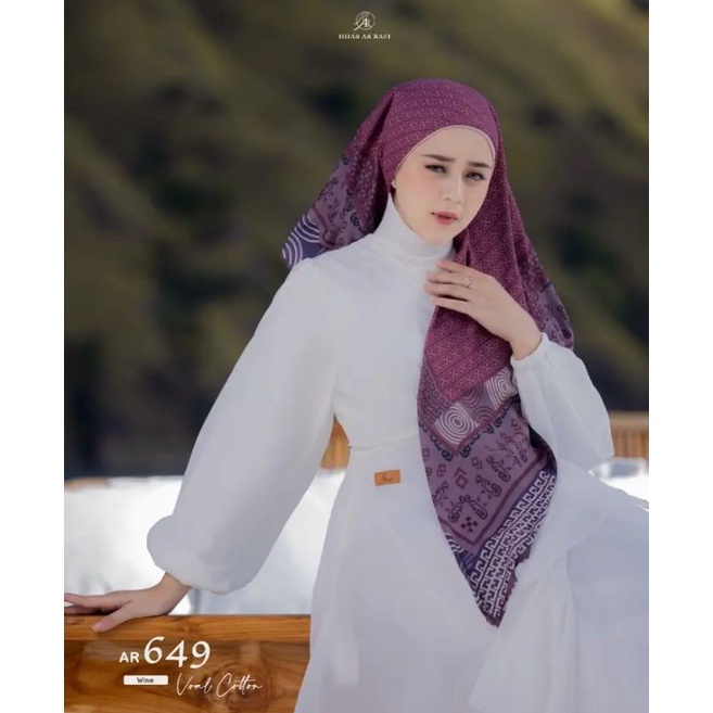 HIJAB SEGIEMPAT VOAL ARRAFI ORI AR649