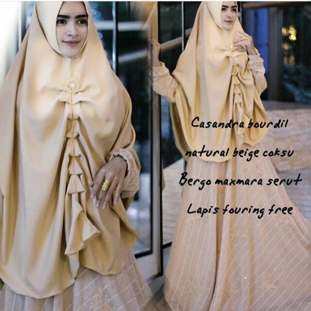 Gamis syari Casandra