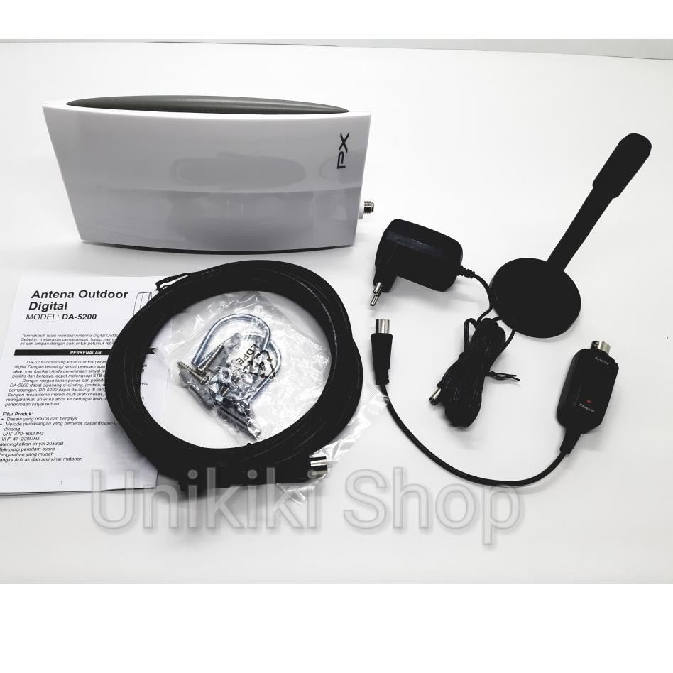 Paling Diminati Antena TV LED PX DA-5200 Digital - Analog Outdoor / Antena TV Indoor STB DVB-T2