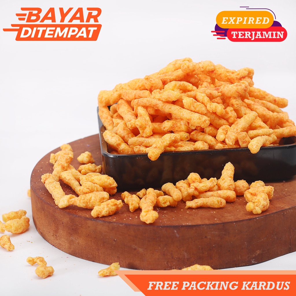 

Bisa Cod Snack Kiloan Cheetos jagung bakar 125 gram | Makanan Ringan Jajanan Cemilan