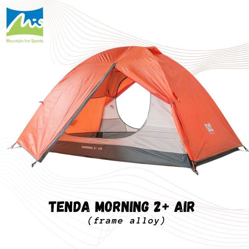[ PROMO ]TENDA CAMPING BORNEO MIS MORNING 2+ DAN MORNING 1+ KAPASITAS 2-3 ORANG MOUNTAIN INN SPORT I