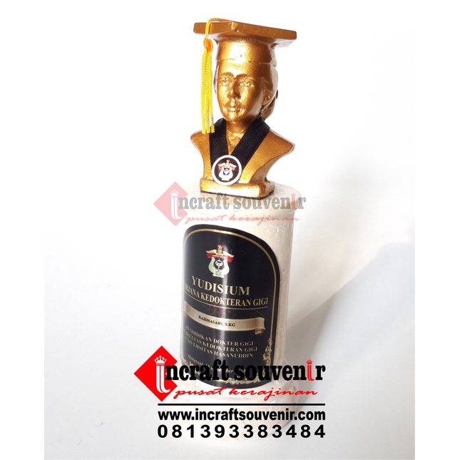 Plakat / souvenir wisuda marmer