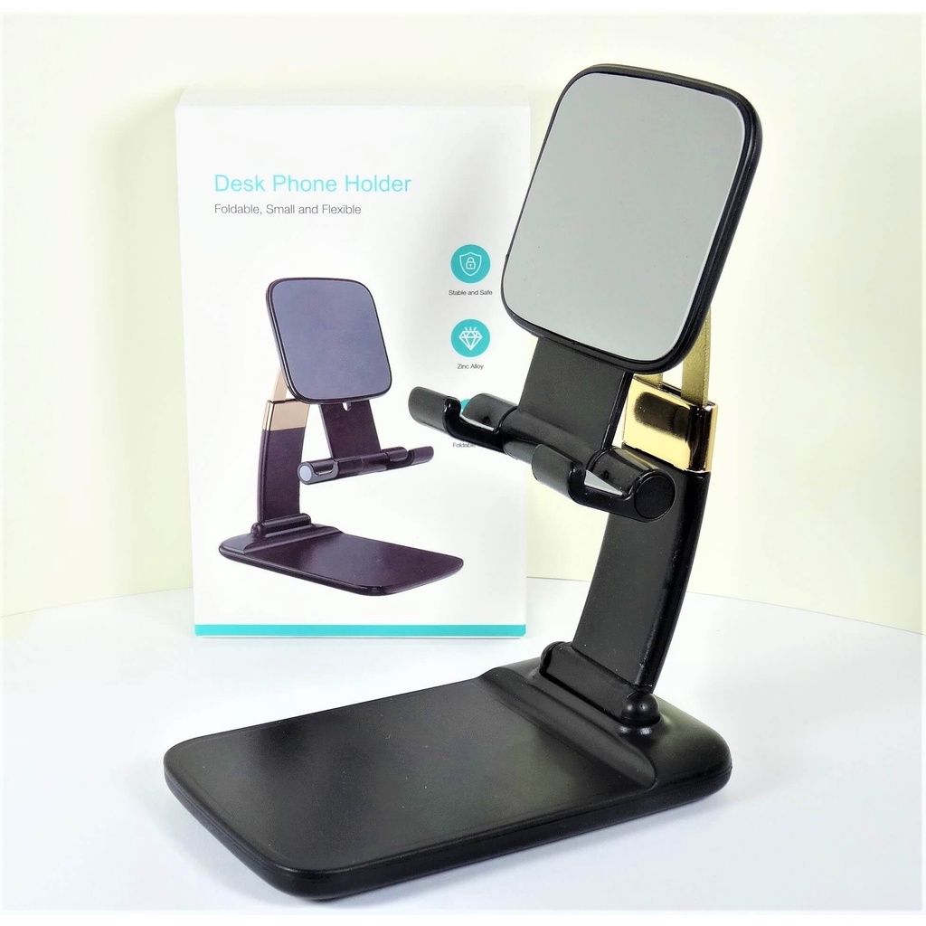 TERLARIS Desk Phone Holder Adjustable Universal Tatakan Handphone Aksesoris HP OCEANMART OCEAN MART Murah Grosir