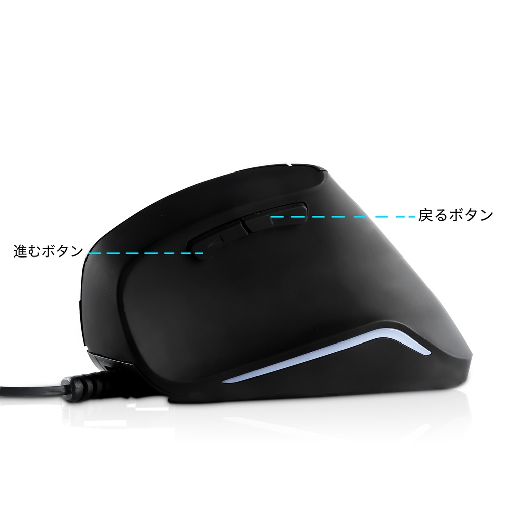 Mouse Kabel Mouse Vertikal Seven Generation Mouse Mouse Mouse Ergonomis Silent Mouse 5D DPI Adjustable 800-1200-1600 Mouse Optik